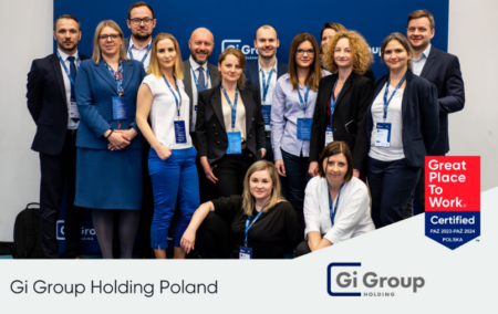 Gi Group Holding Polska з сертифікатом "Great Place To Work"